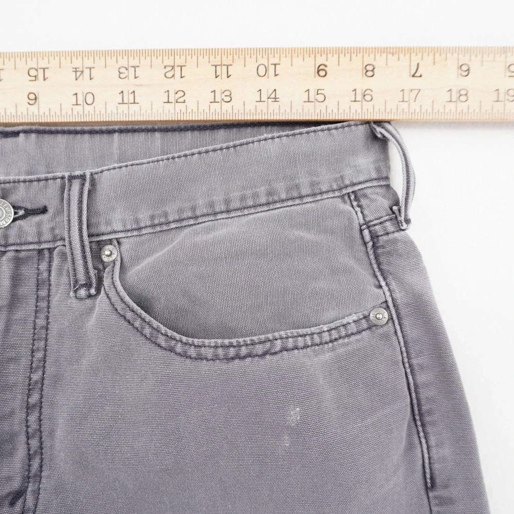 Levi's 514 Straight Fit Jeans Men's 34x32 Gray 100% Cotton‎ Denim